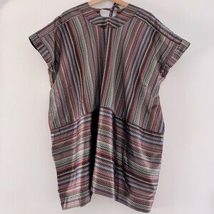 Creatures of the Wind silk jacquard oversized dress